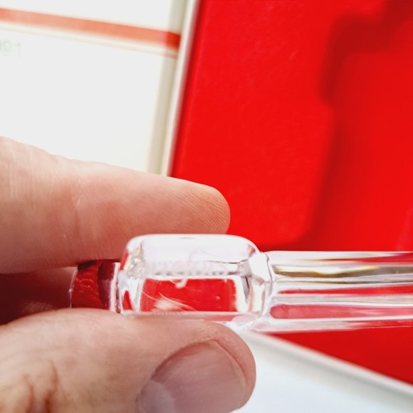 ORREFORS 1991 Crystal Stocking Ornament, perfect condition in box - Picture 5 of 5